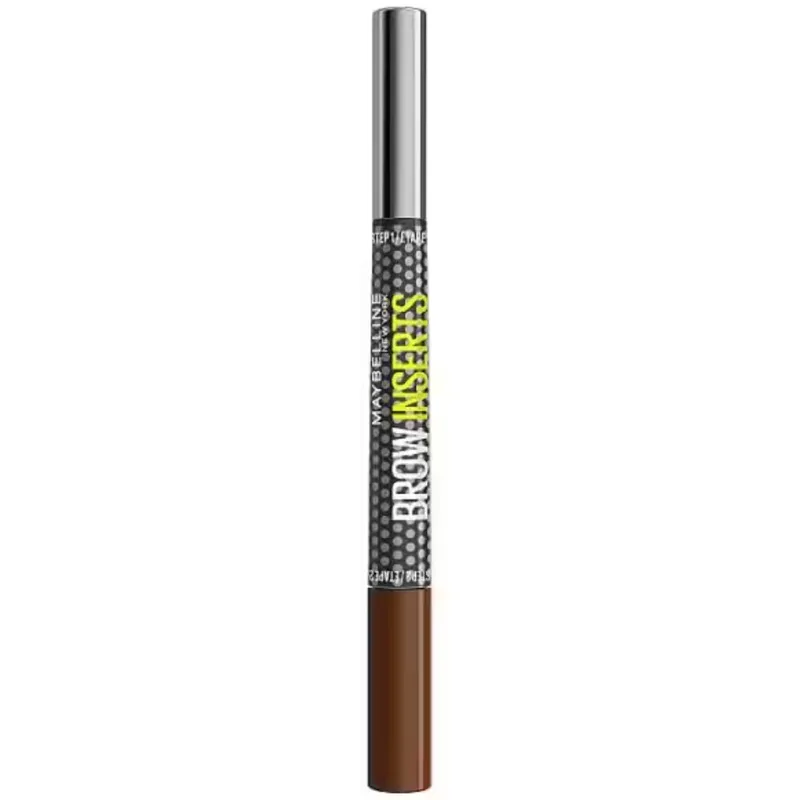 Maybelline Brow Inserts Pencil Multipling Tool Στυλό Φρυδιών που Δίνουν Πλούσιο Όγκο & Χρώμα σε Αραιά Σημεία σε Μόλις 30 Δευτερόλεπτα 1 Τεμάχιο - 04 Madium Brown