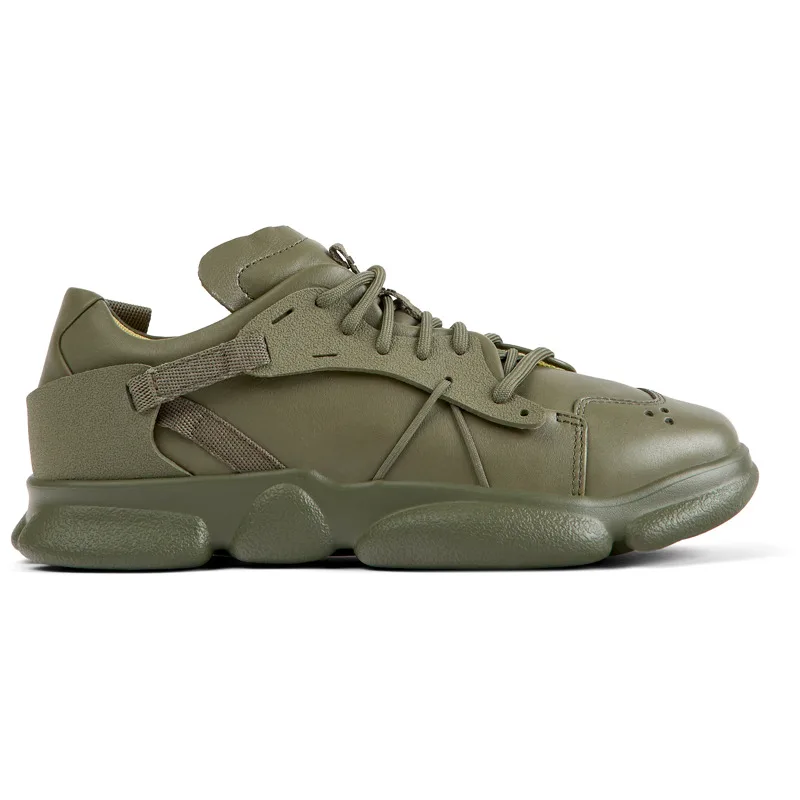 CAMPER Karst - Sneakers Για Γυναικεία - Πράσινο, Μέγεθος 41, Smooth leather/Cotton fabric