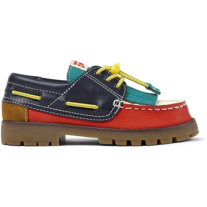 CAMPER Bobo Choses x Camper - Smart casual παπουτσια Για Κορίτσια - Κόκκινο,Πράσινο,Μπλε, Μέγεθος 38, Smooth leather