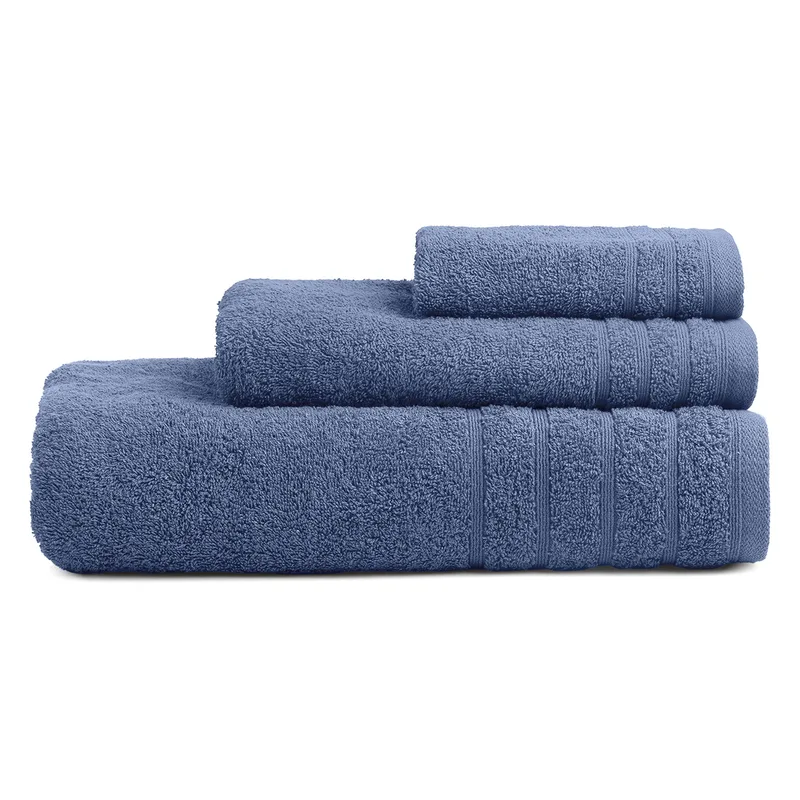 Πετσέτες Μπάνιου Σετ 3 τμχ ADAM HOME (500gsm) Denim 09