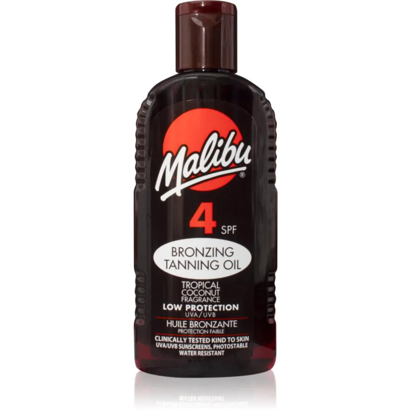 Malibu Bronzing Tanning Oil ενυδατικό σπρέι μπρονζερ για ηλιοθεραπεία 200 ml
