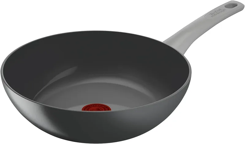 Tefal Τηγάνι Wok Κεραμικό Αντικολλητικό Renewal 28cm