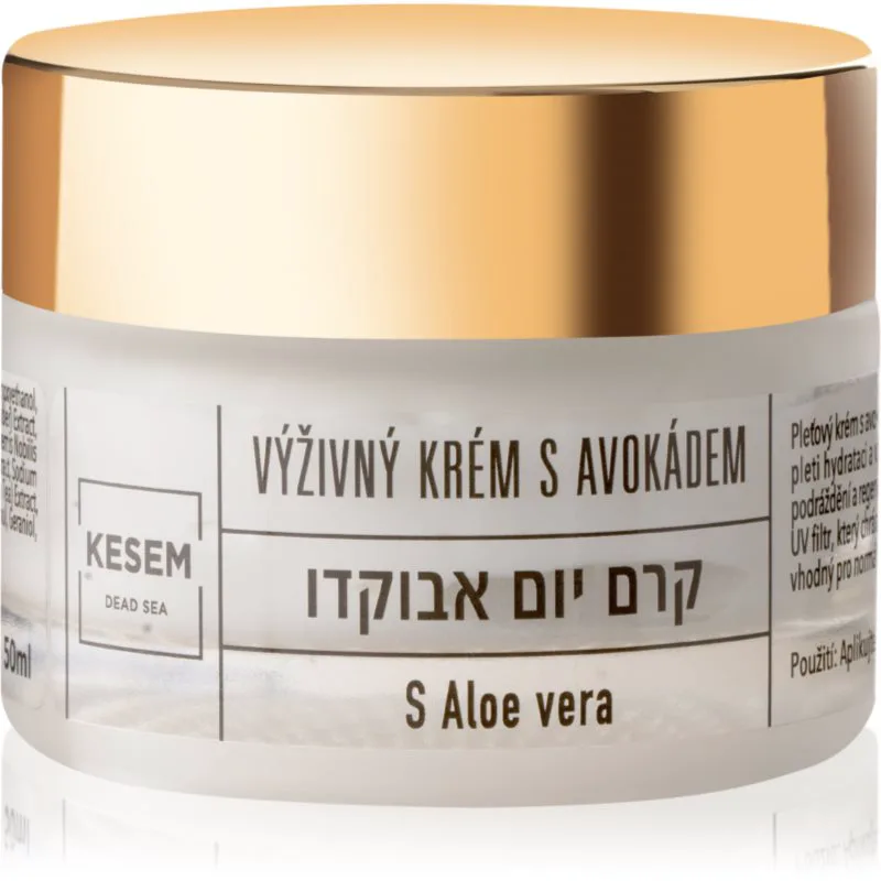KESEM Nourishing Cream with Avocado and Aloe Vera θρεπτική κρέμα προσώπου με αβοκάντο και αλόη βέρα 50 ml