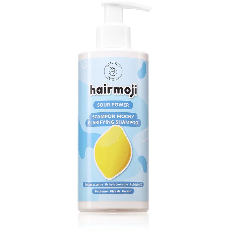 Hairy Tale Hairmoji Sour Power σαμπουάν για βαθύ καθαρισμό με καταπραϋντική δράση 240 ml