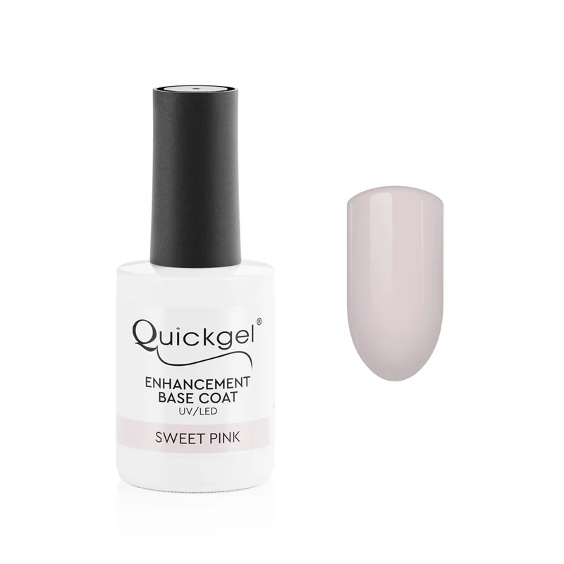 Quickgel Enhancement Base Coat - Sweet Ροζ - 15ml