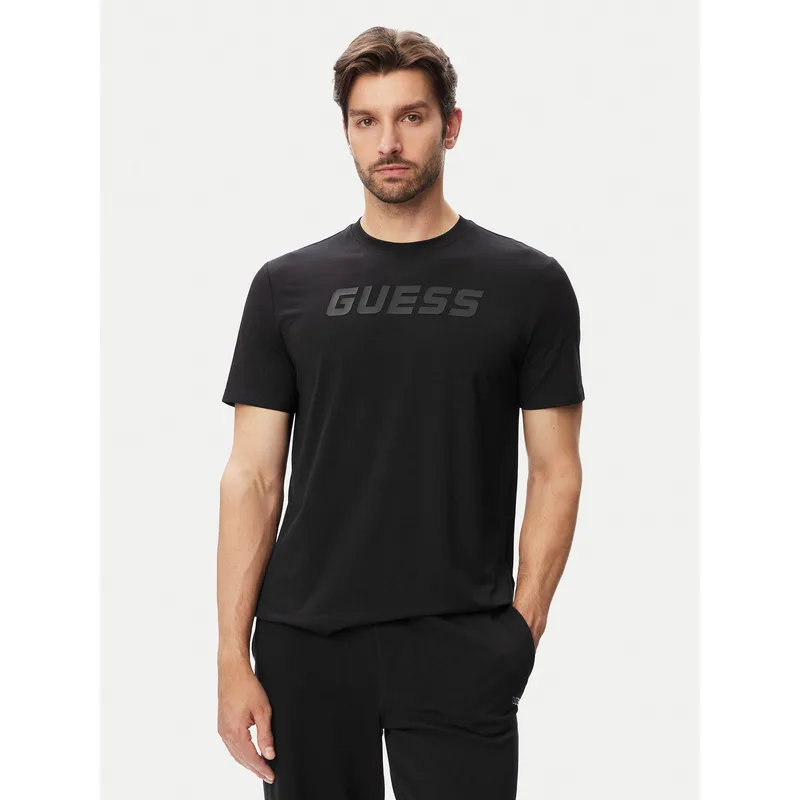 Guess T-Shirt Z6YI26 K5090 Μαύρο Regular Fit