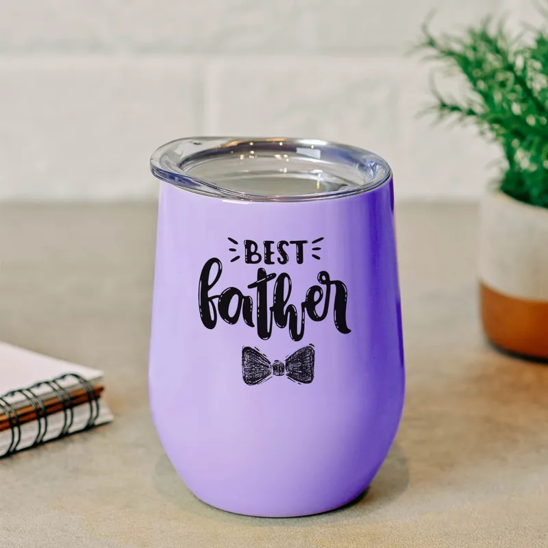 Best Father - Κούπα Θερμός 355ml - Μωβ