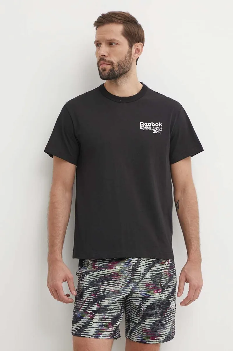 Βαμβακερό μπλουζάκι Reebok Brand Proud