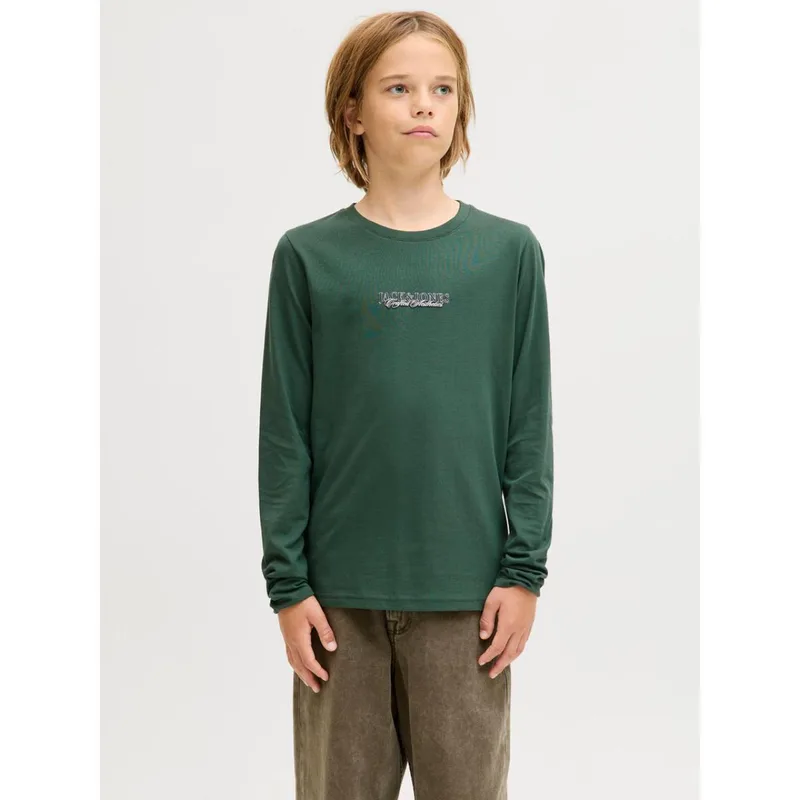Μπλούζα μακό αγόρι JACK & JONES-12286820-Sycamore