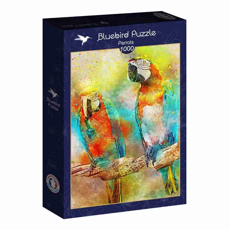 Bluebird Puzzle-90136-Parrots -1000 pieces