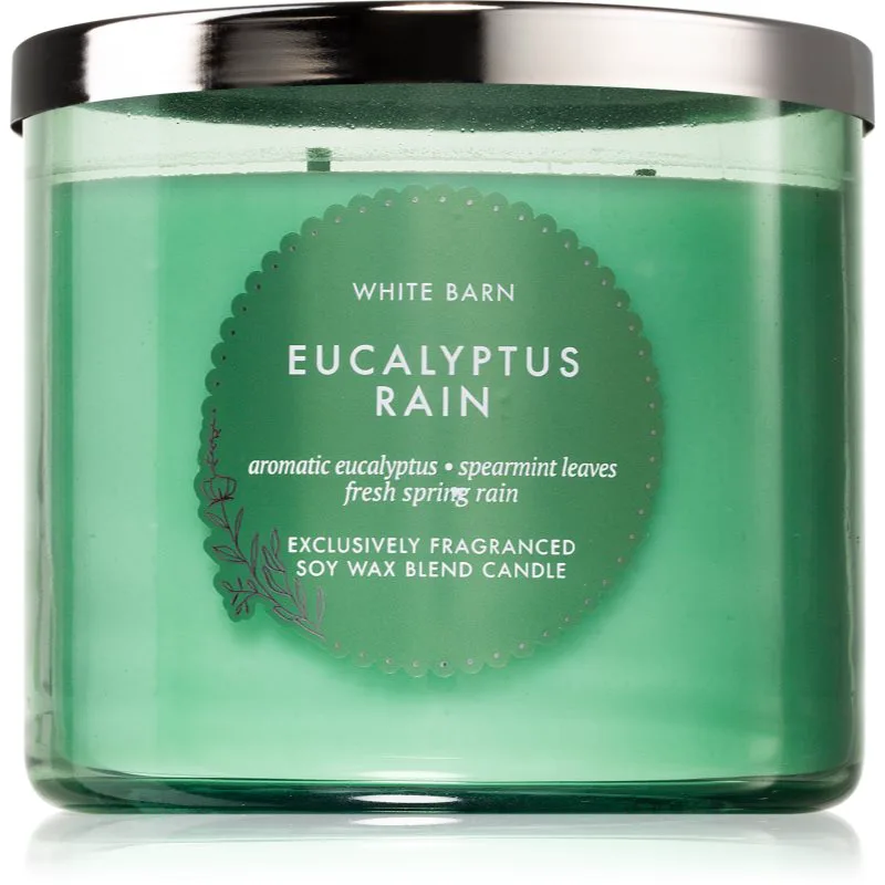 Bath & Body Works Eucalyptus Rain αρωματικό κερί 411 γρ
