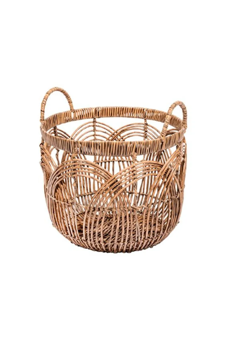 Καλαθι Με Λαβες 31CM 36x36x31cm Μονόχρωμο Kaeming