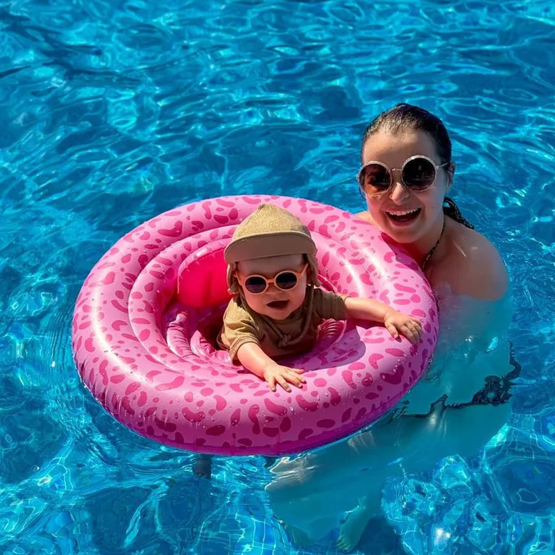 Βρεφικό Σωσίβιο (0-12 Μηνών) Swim Essentials Ροζ Leopard