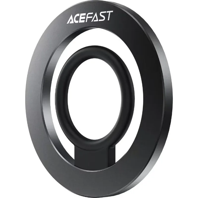 Βάση Στήριξης Acefast E35 Μαγνητικό MagSafe Phone Ring με Επιπλέον Αυτοκόλλητο Δακτύλιο MagSafe - Black (6974316285960)