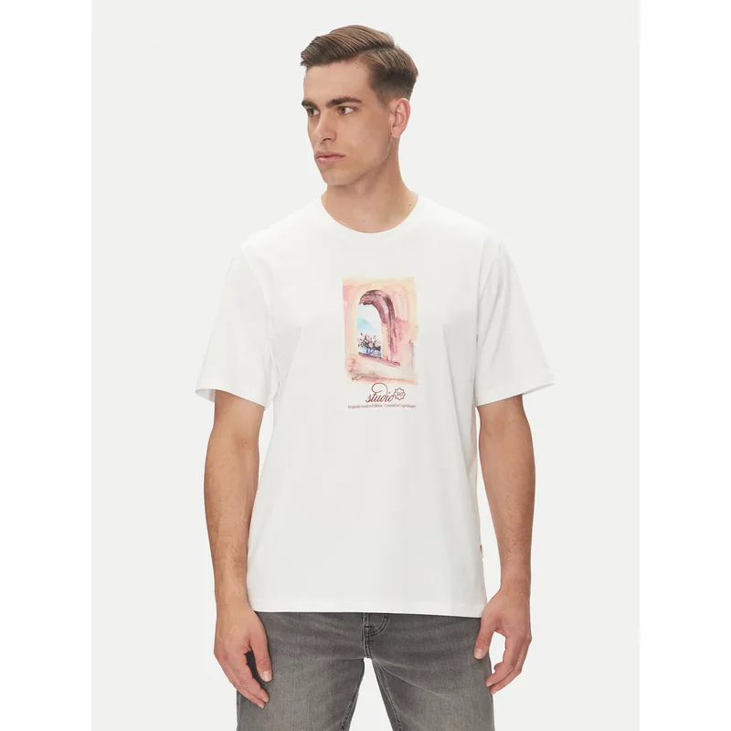 Jack & Jones T-Shirt Hydra 12277248 Λευκό Relaxed Fit
