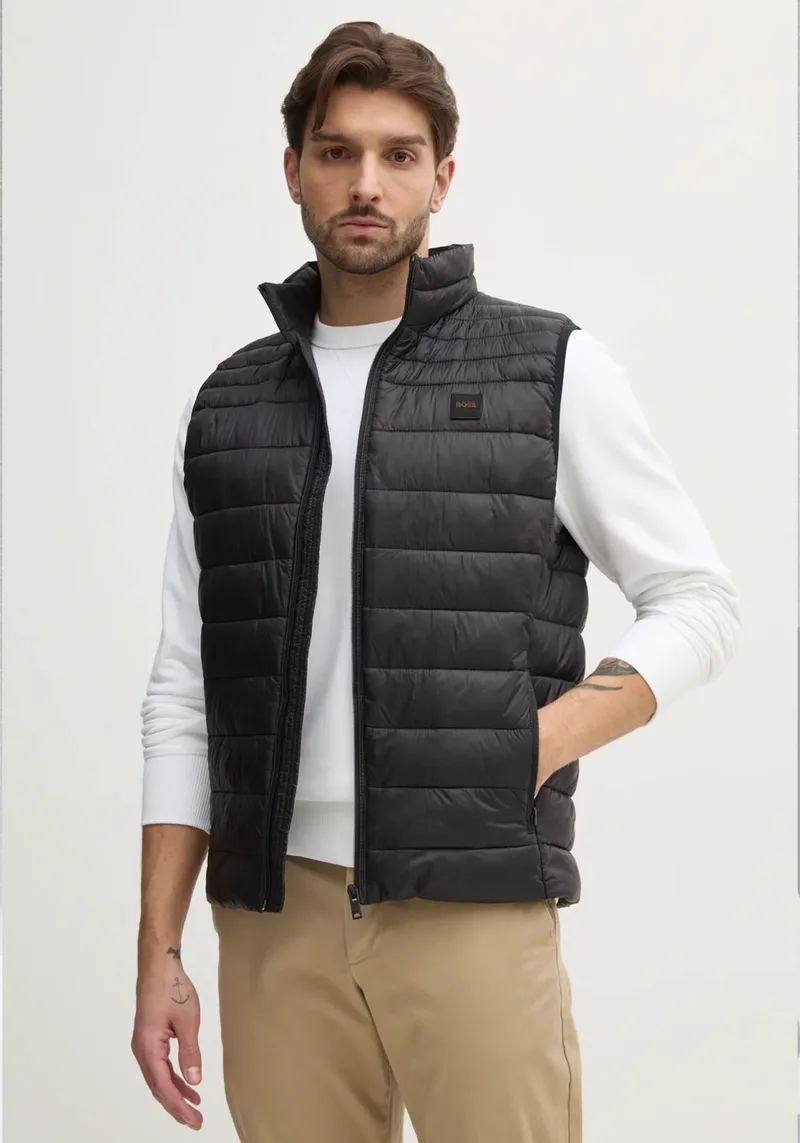 BOSS Αμάνικο Μπουφάν Odeno2 - 50530966 001 Black