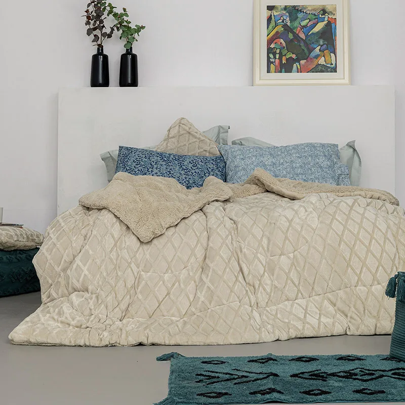 Κουβερτοπάπλωμα Μονό 160X240 Palamaiki Nadine/2 Cream (160x240)
