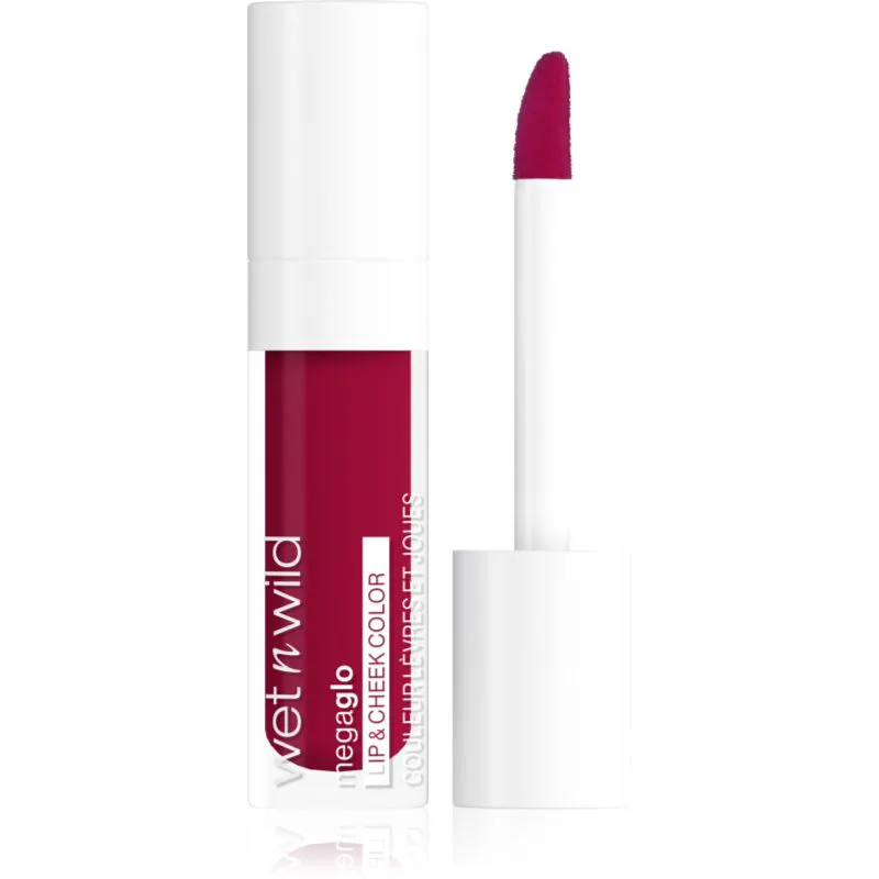 Wet n Wild MegaGlo κρεμώδες κραγιόν για χείλη και πρόσωπο απόχρωση Berry True 6,5 ml
