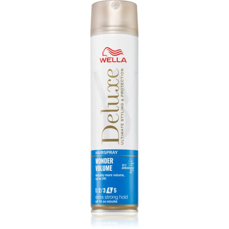 Wella Deluxe Wonder Volume λακ μαλλιών για δυνατό κράτημα για όγκο 250 μλ