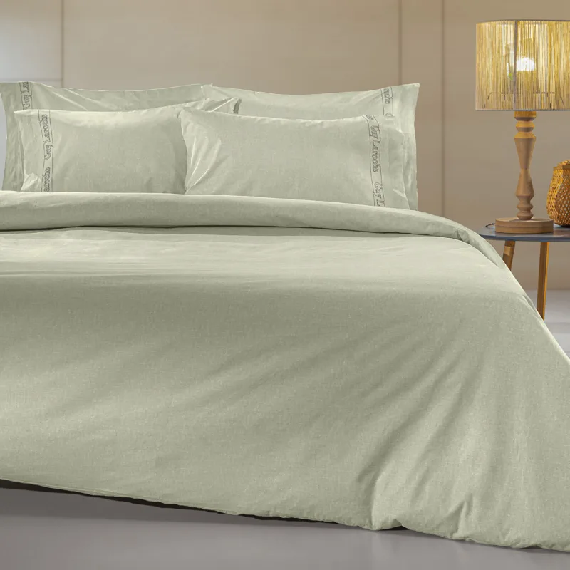 Σεντόνι Μεμονωμένο King Size 270X280 Guy Laroche Color Plus Khaki Χωρίς Λάστιχο (270x280)