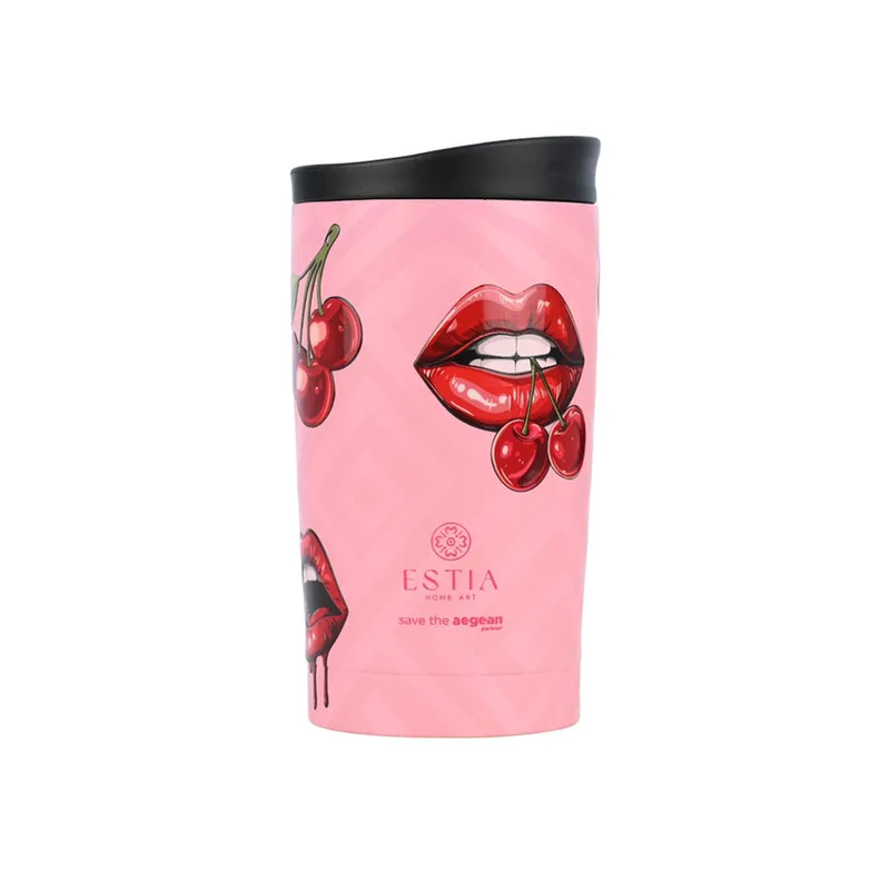 Ποτήρι θερμός 350ml Estia Save the Aegean - Blush Pop