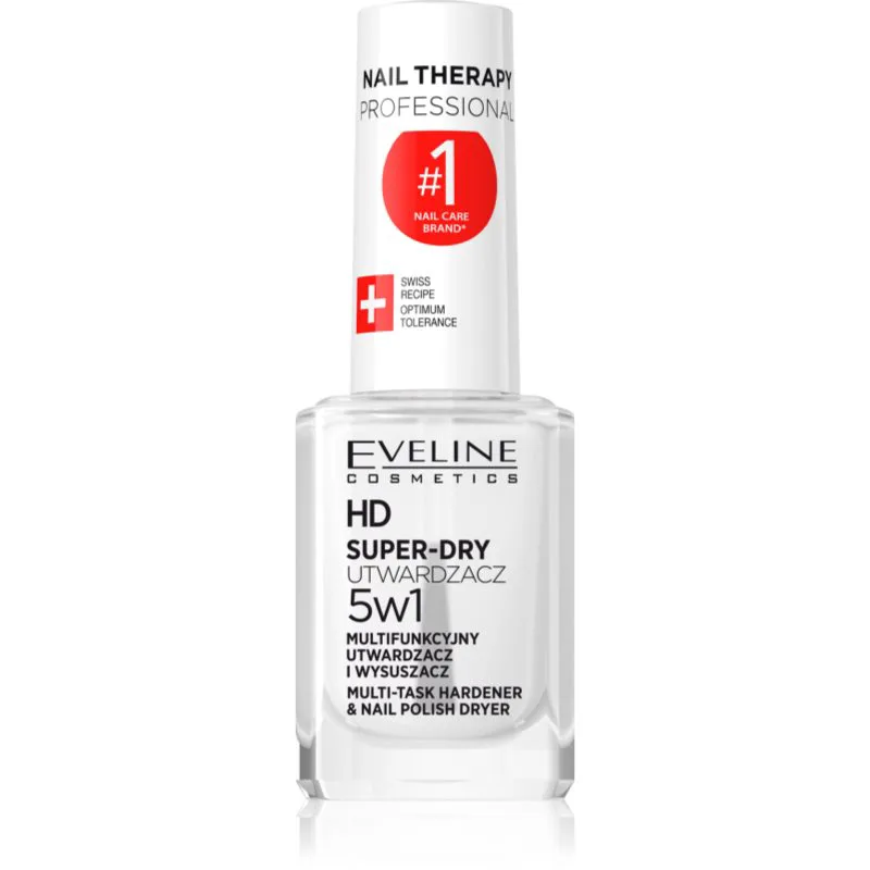 Eveline Cosmetics SUPER-DRY βερνίκι νυχιών με γρήγορο στέγνωμα με ανθεκτικά αποτελέσματα 12 ml
