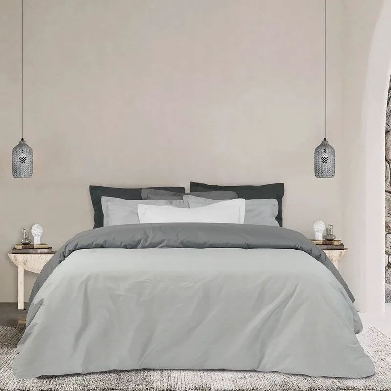 ΣΕΝΤΟΝΙ ΥΠΕΡΔΙΠΛΟ DAS HOME BEST LINE 1020 ΓΚΡΙ (230CMX260CM)
