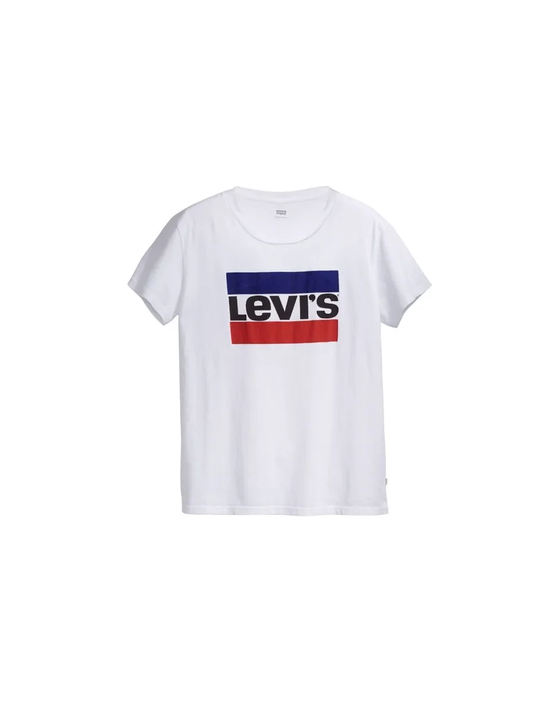 Levi"s The Perfect Graphic Γυναικείο Αθλητικό T-shirt Λευκό 17369-0297