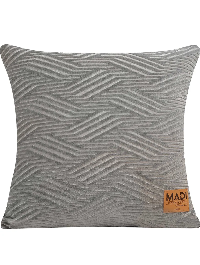 Διακοσμητική Μαξιλαροθήκη Madi Desert Grey 45x45