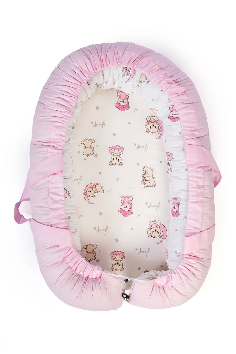 Φωλιά Ύπνου Dimcol Bear's Nest 04 85x60x15 White-Pink