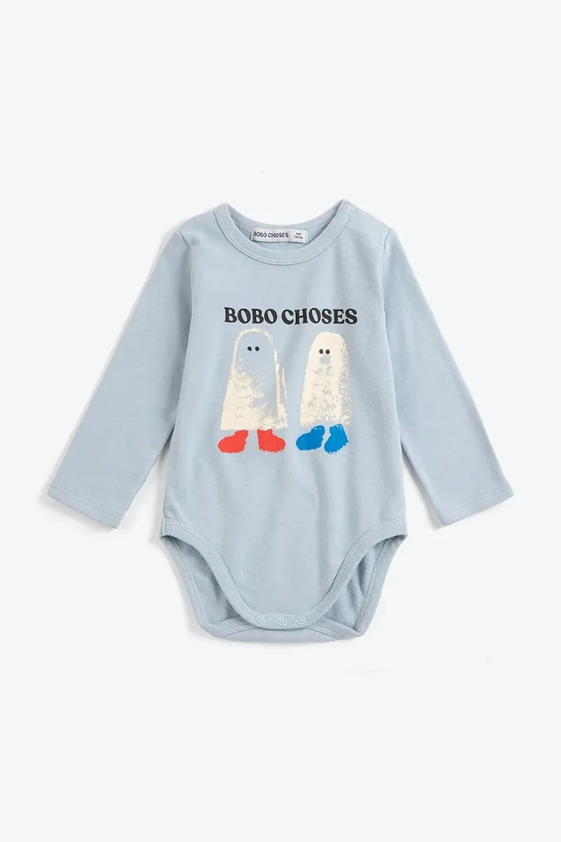 Bobo Choses κορμάκι παιδικό βαμβακερό με ελαστάν Booty Ghosts