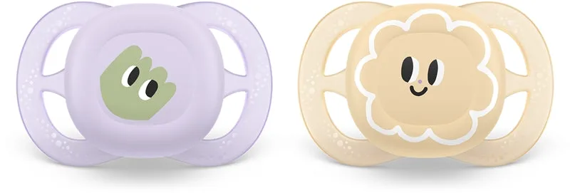 Philips Avent Ultrastart 0-2 months baby girl pacifier 2 pieces