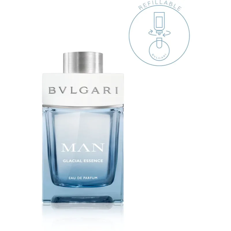 BVLGARI Bvlgari Man Glacial Essence Eau de Parfum επαναπληρώσιμο για άντρες 100 ml