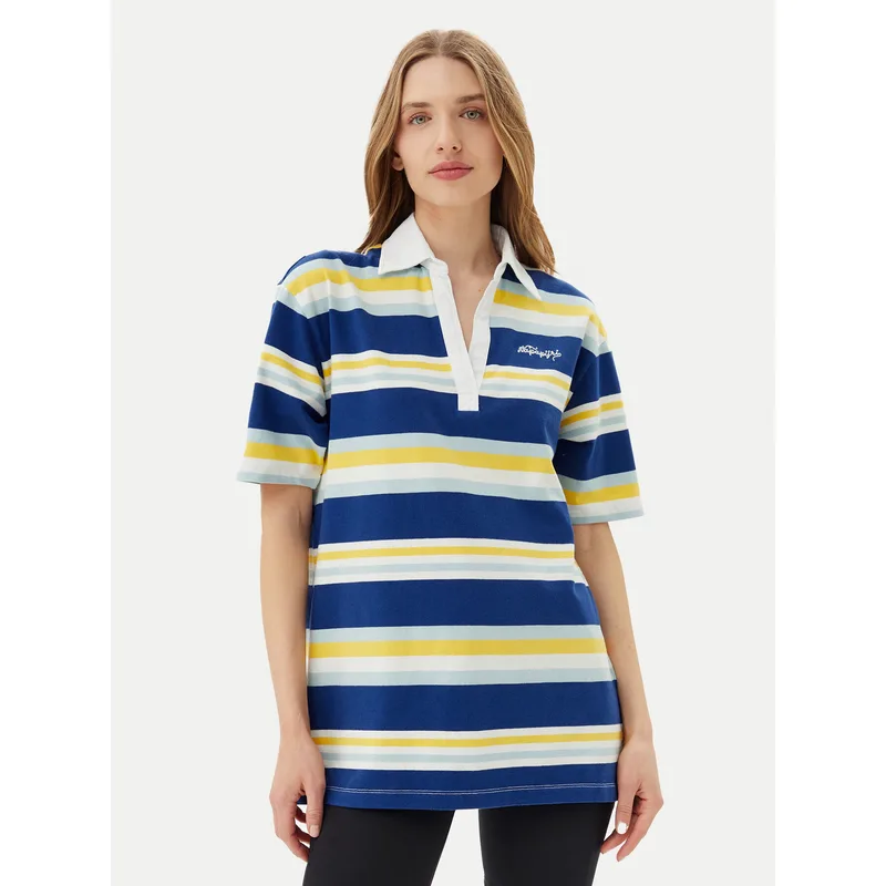Napapijri Polo E-Ete NP0A4ILK Μπλε Oversize