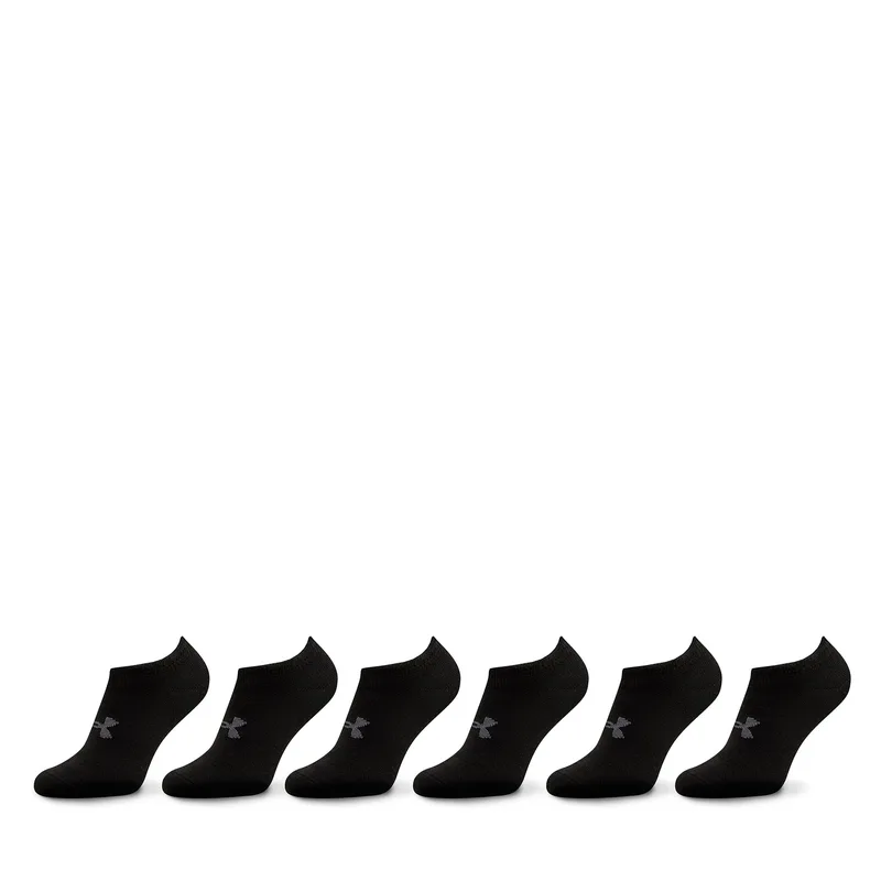 Σοσόνια Under Armour Ua Essential No Show 6Pk 1382611-001 Μαύρο