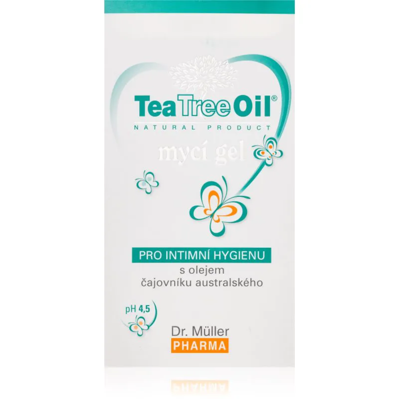 Dr. Müller Tea Tree Oil For intimate hygiene τζελ προσωπικής υγιεινής με εκχύλισμα τσαγιού 200 ml