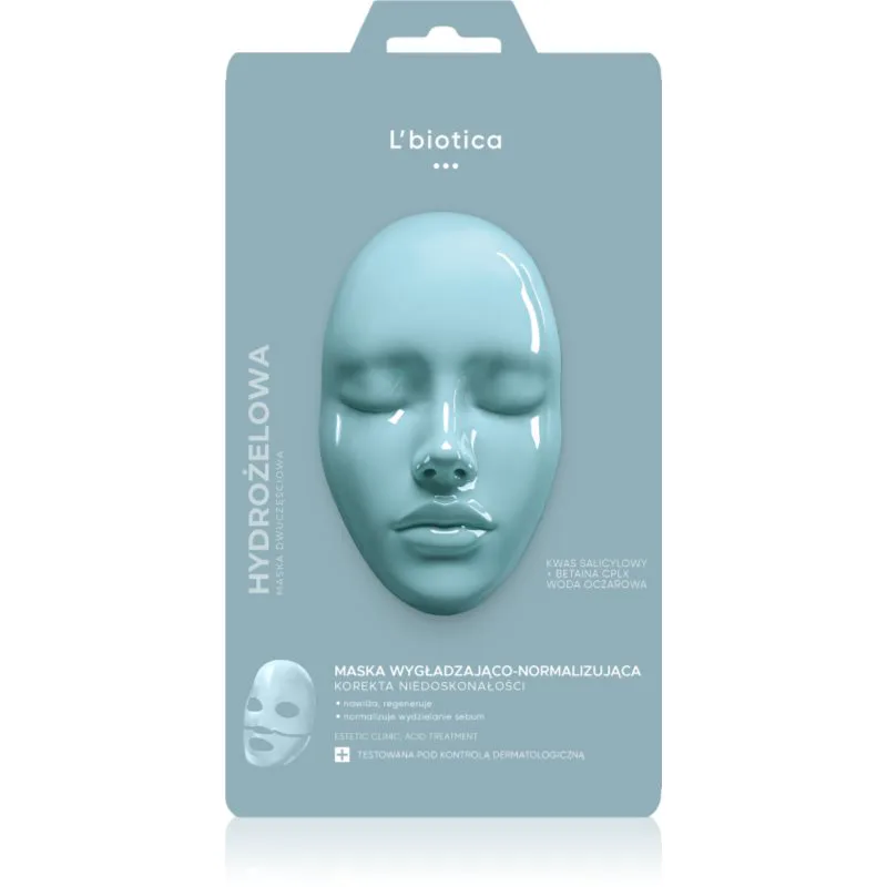 L’biotica Estetic Clinic Acid Treatment εντατική μάσκα υδρογέλης με λειαντικό αποτέλεσμα 1 τμχ