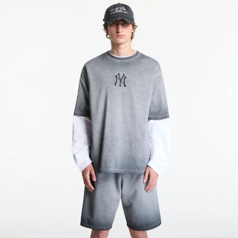 T-shirt New Era MLB Washed Logo Tee New York Yankees UNISEX Black L