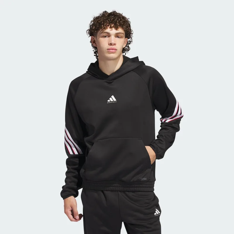 adidas Basketball Crazy Warm Fleece Ανδρική Μπλούζα με Κουκούλα (9000241095_22872)