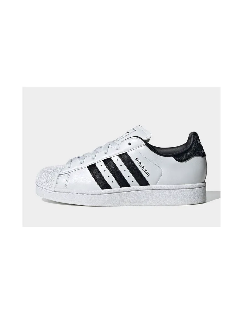 adidas Superstar II White Black Pony Hair Women's JH7052 MBS