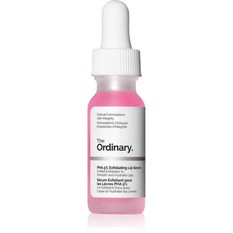 The Ordinary PHA 5% Exfoliating Lip Serum ορός απολέπισης για λείανση για τα χείλη 15 ml