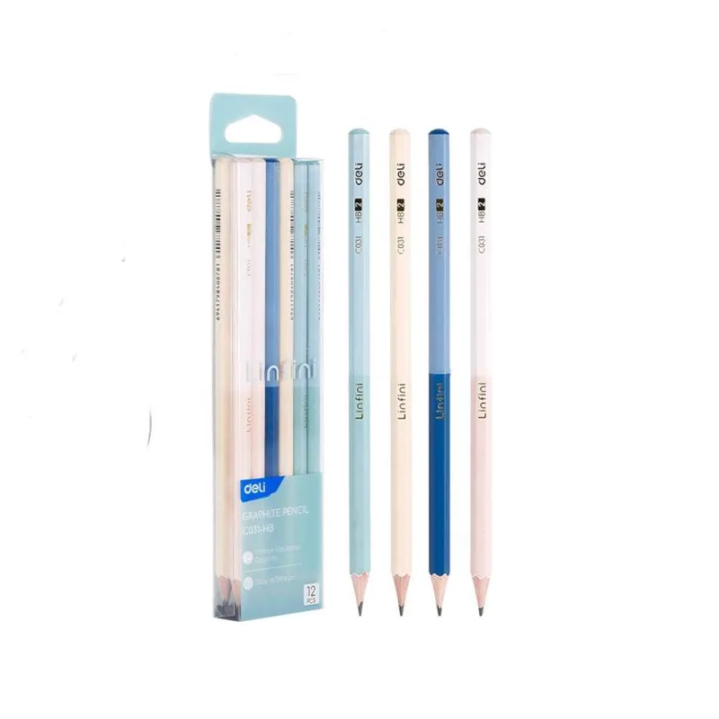 Deli Σετ Μολύβι Κλασικό Linfini ΗΒ Εξάγωνο σε Blister 12pcs