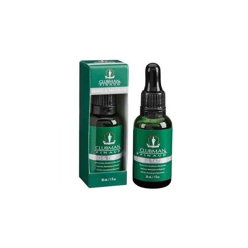 Beard and tattoo oil Clubman 30 ml
