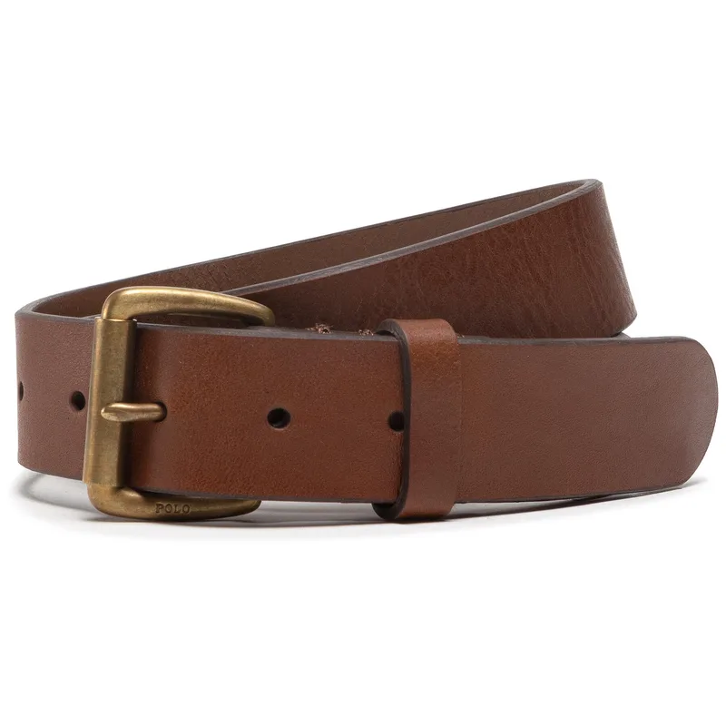 Ζώνη Ανδρική Polo Ralph Lauren Rgd Chrm Bt 405826042002 Καφέ