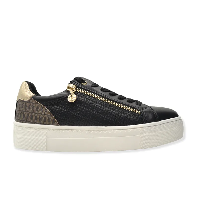 Tamaris ESSENTIALS SNEAKER 1-23313-41 048 BLACK/GOLD