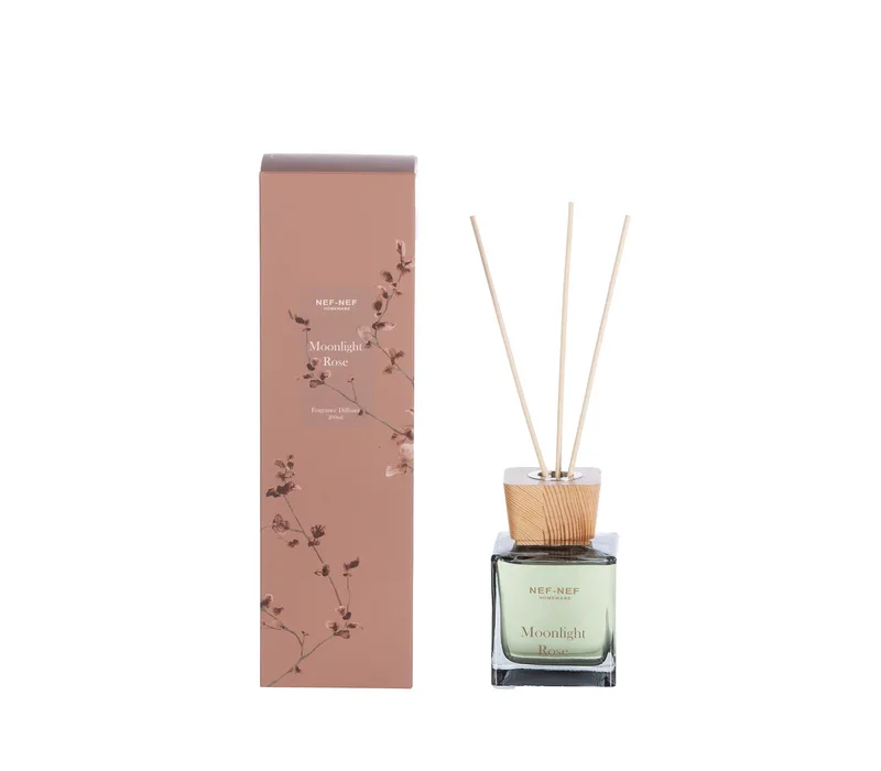 Αρωματικό Χώρου Με Στικς Nef-Nef Moonlight Rose 25 Anthracite 200ml