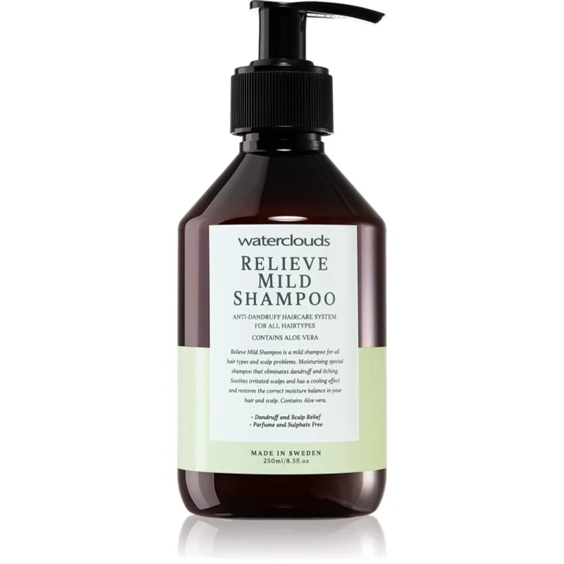 Waterclouds Relieve Mild Shampoo σαμπουάν κατά της πιτυρίδας με καταπραϋντική δράση 250 ml