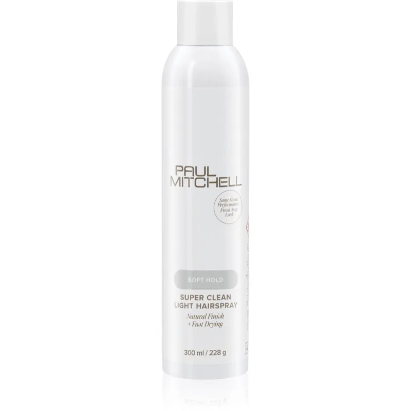 Paul Mitchell Soft Hold Super Clean Light Hairspray λακ μαλλιών για λεπτά μαλλιά 300 ml