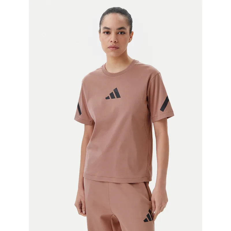 adidas T-Shirt Z.N.E. JC9311 Ροζ Regular Fit