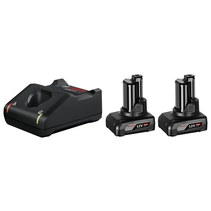Bosch GAL 12V-40 Rechargeable Battery 2-Pack, 6.0Ah Each